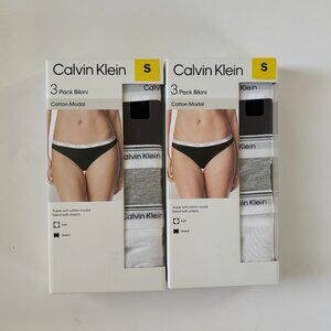Calvin Klein Women’s underwear Bikini, Size S,6-pack